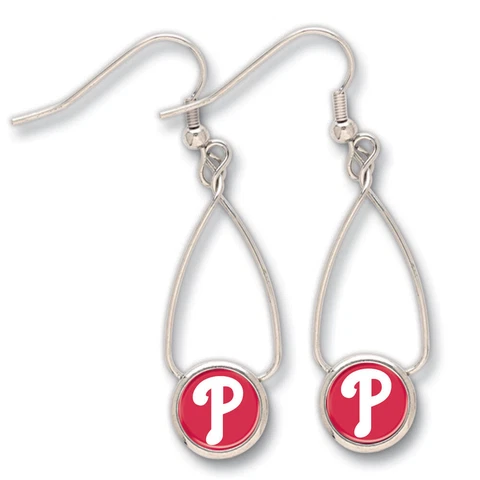 Philadelphia Phillies French Loop Earrings MLB New Cover