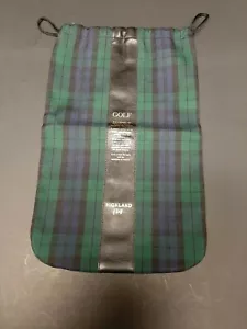 Golf Shoe Bag By Stuart Kern Highland Fling NWOT - Bild 1 von 6