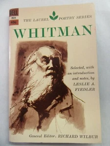 THE LAUREL POETRY SERIES: WHITMAN 1967 Vintage Paperback - Picture 1 of 10