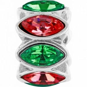 NUEVO Brighton ABC NAVETTE Rojo Verde Navidad Dije Cuentas Espaciador RETIRADO Raro - Imagen 1 de 1