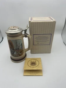 "THE SHIPBUILDER", Avon, The Building of America taza de piedra/cerveza", 1987, Brasil - Imagen 1 de 13