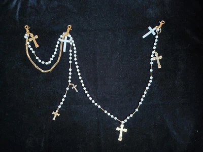 NIB Dsquared2 beads cross chain key waist charms - Image 1 of 4