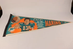 Vintage NFL Dan Marino #347 Miami Dolphin Wimpel 30 x 12 WinCraft Made in USA - Bild 1 von 11
