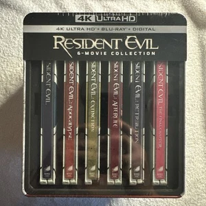 Resident Evil Steelbook 6-Movie Collection 4K Ultra HD Blu-ray Digital - Picture 1 of 6
