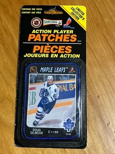 Vintage 1993 DOUG GILMOUR TORONTO MAPLE LEAFS NHL Action Player Photo Patch NIP - Picture 1 of 3