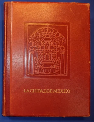 LA CIUDAD DE MEXICO, by Fernando Benitez. 1982 1st, Vol. II of 3 Vols. Leather. - Image 1 of 4