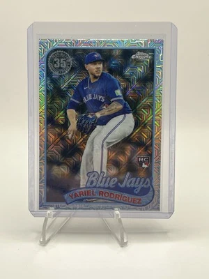 Yariel Rodriguez RC Mojo Refractor 1989 35th 2024 Topps T89CU-76 Blue Jays - Image 1 of 2