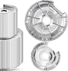 Dreyoo 60 Pcs Electric Stove Burner Covers, Disposable Aluminum Foil Drip...  - Picture 1 of 7