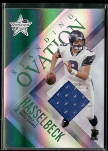 2007 Leaf Rookies & Stars #SO-28 Matt Hasselbeck Game-Used Jersey Green #/250 - Picture 1 of 2