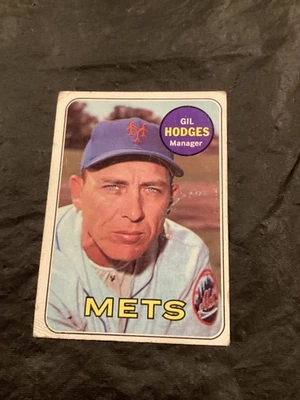 1969 Topps BB - #564 Gil Hodges/Mets BOM/JUSTO - Imagem 1 de 2