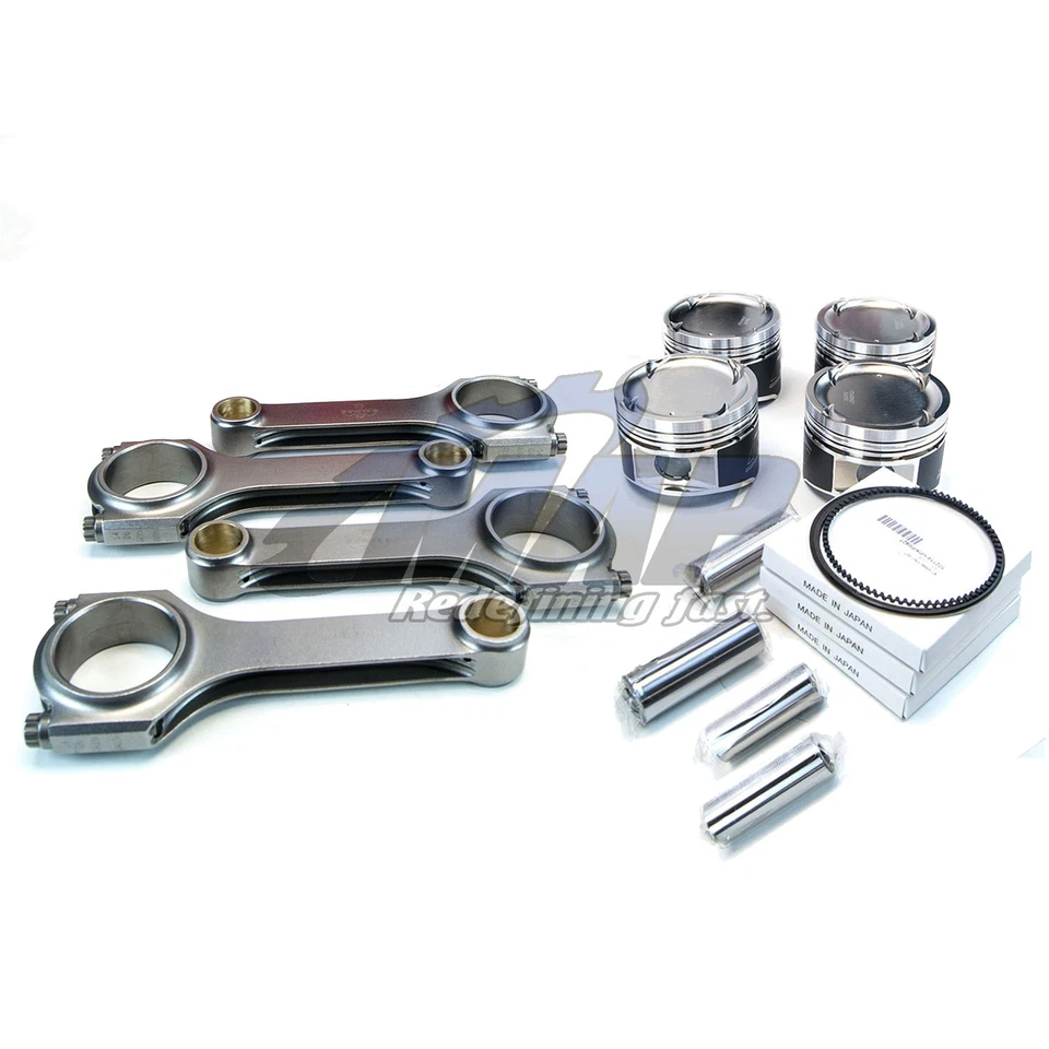 Manley Pistons 99.5mm 8.5:1 & H-Beam Rods Kit for 06-14 Subaru WRX 04+ STi EJ25 - Image 1 of 1