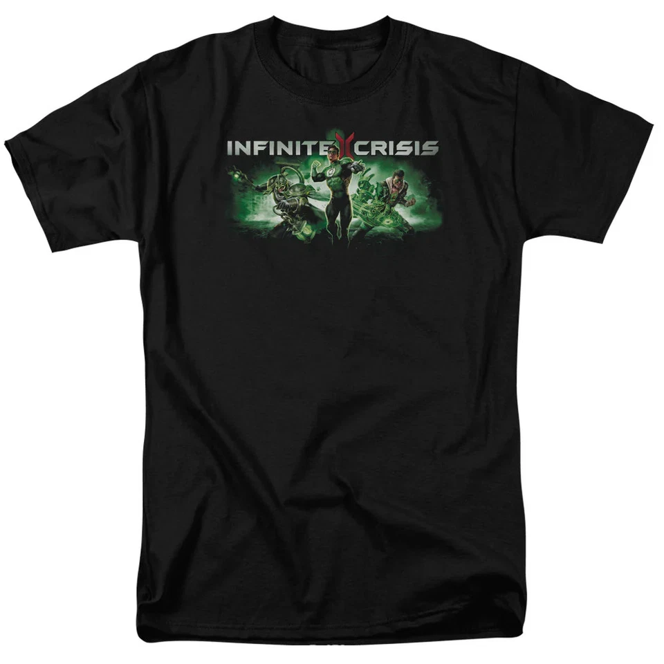 Infinite Crisis Ic Green Mens T Shirt Black - Image 1 of 1