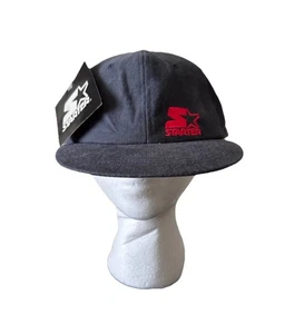 Vintage 90’s STARTER Strapback Hat Cap - Starter Plain Embroidered Logo - NWT - Picture 1 of 12