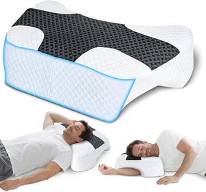 Side Sleeper Pillow with Arm Hole, Upgraded Shoulder Relief System for Neck Pain - Picture 1 of 7
