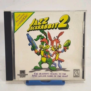 Jazz Jackrabit 2 (PC, 1998) CD ROM Game Tested - Rare - Picture 1 of 8