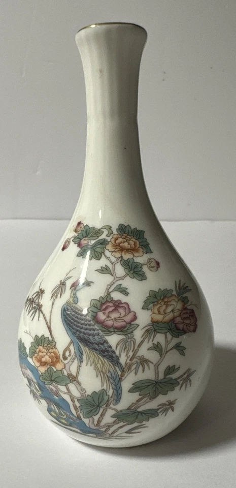 Jarrón Wedgwood Kutani Crane Bone China 5 1/4" como nuevo Foto 1 de 4