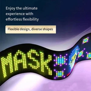 Flexible LED Car Display 16 by 144 Plus Pixels Wireless Control 192 by 1330 MM - Picture 1 of 8