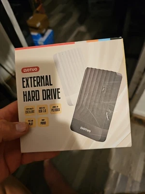 Yotuo Portable External Hard Drive 1TB RED USB 3.0 PC Mac OS PS4 PS5 Xbox - Image 1 of 4