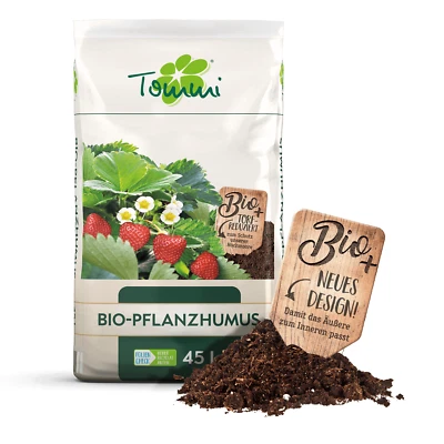 TOMMI Palette 51×45 l 2295 l Bio Pflanzhumus – Erde | Blumen Gemüse Beet Garten