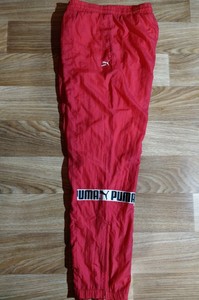 puma track pants red