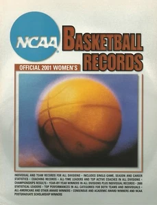 2001 Official NCAA Women's Basketball Records Book - Imagen 1 de 1