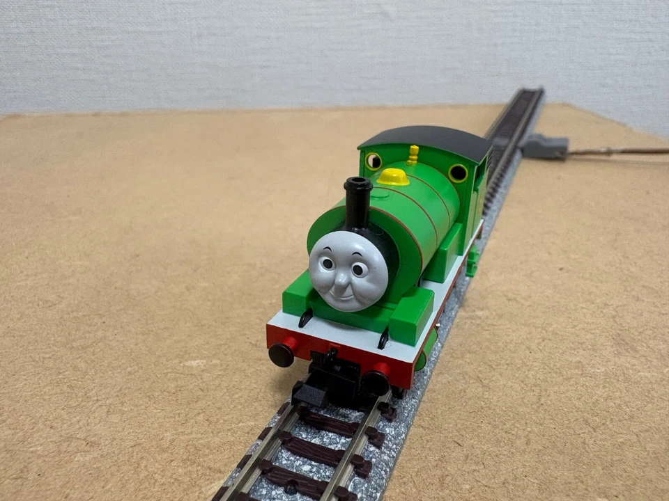 Thomas & Friends Percy N Gauge Scale Tomix 93808 Tomytech without Box Running OK - Image 1 of 4