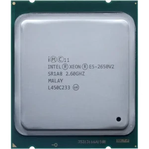 Intel Xeon E5-2650V2 Octacore 16-Thread @2,60 GHz CPU LGA2011 Processore Server - Foto 1 di 1