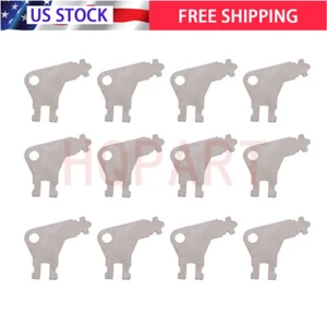 12x Key For Georgia Pacific Gp 50504 Paper Towel / Toilet Paper Dispenser Combo - Picture 1 of 4