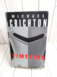 Timeline Michael Crichton 2000 Hardcover 1st Reprint BCA Time Travel - Imagen 1 de 6