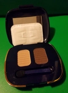 Avon Silk Finish Eyeshadow Duo #21 - Bohemian Sand and Deep Sable .10 oz NOS - Picture 1 of 4