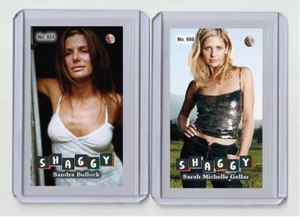 Sandra Bullock rzadka MH Shaggy #'d x/3 Karta tytoniowa nr 651 - Zdjęcie 1 z 1