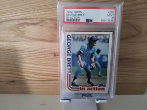 1982 Topps - #201 George Brett PSA 9