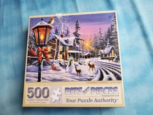 500 Geno Peoples Art Puzzle "Christmas Curiosity" 18" x 24" - Picture 1 of 1