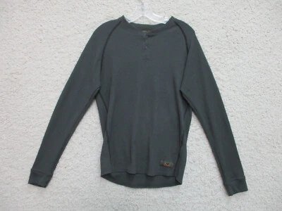 Рубашка Mossy Oak Henley средняя взрослая серая с длинным рукавом эластичная повседневная современная мужская - Изображение 1 из 4