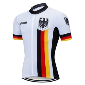 Pro Cycling Jersey Bib Shorts Kits Short Sleeve Biking Shirt Pad Shorts Set - Picture 1 of 14