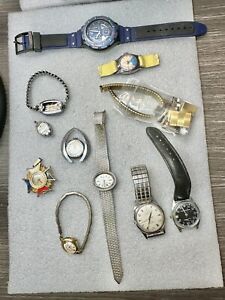 Mechanical Automatic Watch Lot For Parts. Westclox. Swatch .