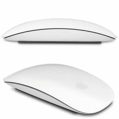 Apple A1296 Bluetooth Laser Mutl-Touch Magic Mouse (White) - Image 1 of 3