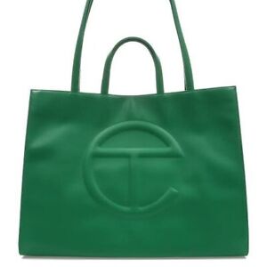 Telfar Green Screen Medium Shopping Bag (Brand New!)
