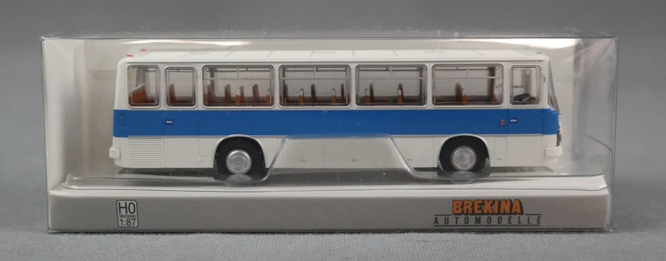 Brekina 59659 Ikarus 255.71 Reisebus weiss/hellblau 1972 1 87 NEU