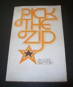 1979 PICK THE ZIP Postleitzahl Verzeichnis Buch - Bild 1 von 4