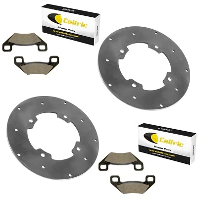Front left & Right Brake Disc w/Pads For Arctic Cat WILDCAT X 2013-2014 Foto 1 de 4