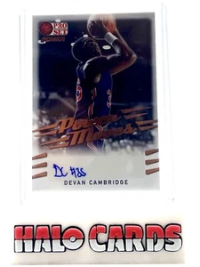 2021-22 Leaf Pro Set Power Power Moves Devan Cambridge #PM-DC2 Auto - Picture 1 of 2