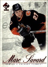 2001-02 Private Stock Calgary Flames Hockey Card #12 Marc Savard