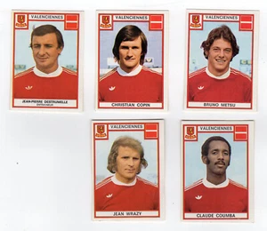 PANINI FOOTBALL 76  Valenciennes 5 joueurs /RU238 - Picture 1 of 2