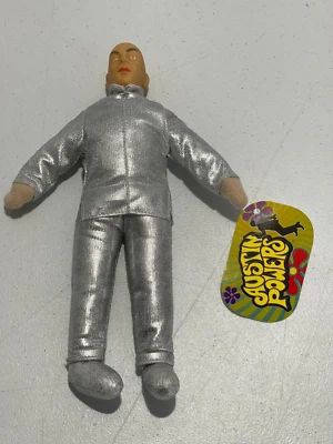 AUSTIN POWERS DR. MUÑECA MAL EN TRAJE PLATEADO 12 PULGADAS ~ 1999 PLAY BY PLAY Foto 1 de 4