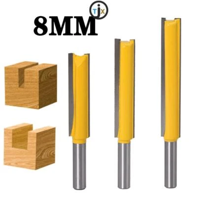 Schaft Fräser Nutfräser Holzfräser Langer Schnittlänge Extra Lange Gerade Tool