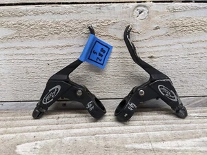 Palancas negras para bicicleta de montaña Y2K Avid 3 frenos en V MTB vintage - Imagen 1 de 12