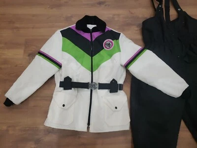 复古 Arcticwear 北极猫 两件雪地摩托车套装夹克 女式 XL 白色  — 第 1/4 张图片