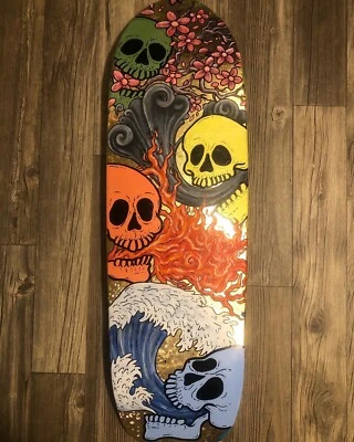 индивидуально окрашенная дека скейтборда - Изображение 1 из 4