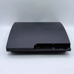 Consola Sony PlayStation 3 Slim PS3 320GB Negra Sistema de Juegos Solo CECH-3001B - Imagen 1 de 6